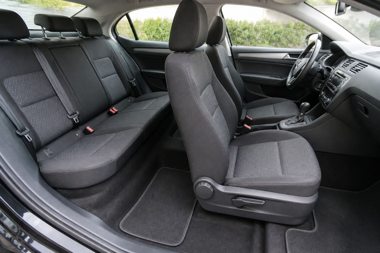 Interior de automóvil limpio